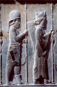 Persian and Median Soldier, Apadana Palace,Persopolis (Iran)