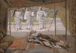 James Tissot, Abraham and the Three Angels