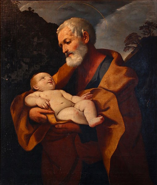 Saint Joseph Holding the Christ, Scuola Veneta, picture by Antione Motte dit Falisse