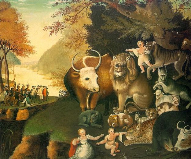 Edward Hicks, Peaceable Kingdom 1834 