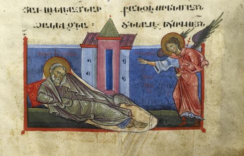 T'oros Roslin, Joseph's Dream (1262)