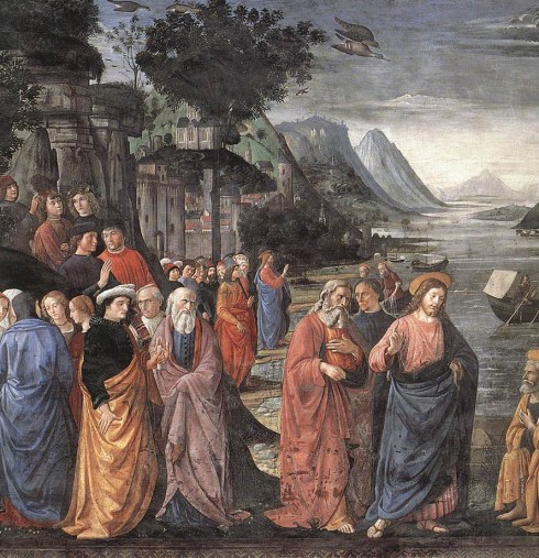 Ghirlandio Domenico, the Calling of the First Apostles (1481)