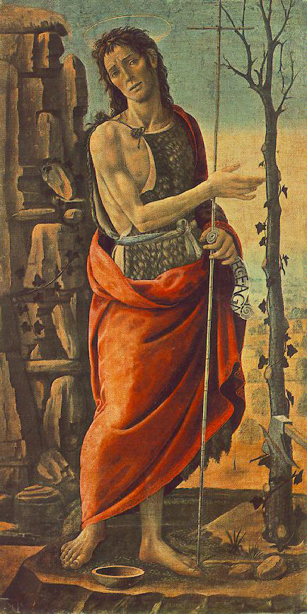 Jacopo del Sellaio, St John the Baptist about 1485
