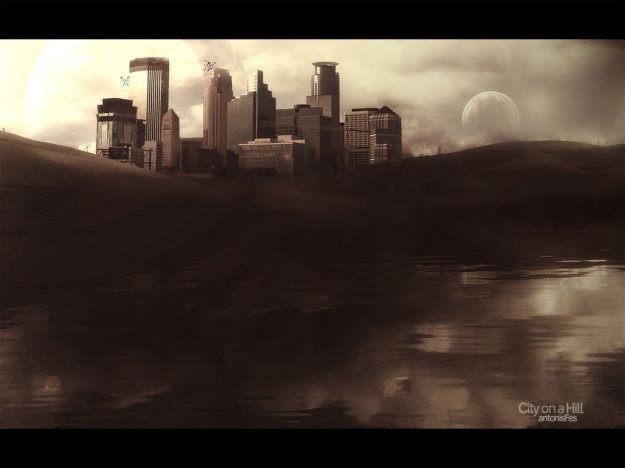 City on a Hill by antonisfes@deviantart.com