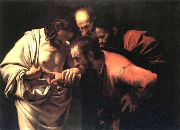 Carvaggio, The Incredulity of Thomas (1601-1602)
