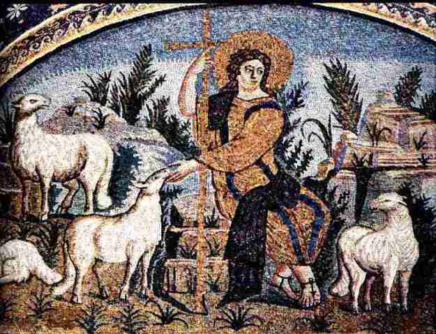 Mosaic, Le Bon Pasteur, Ravenne Mausolee