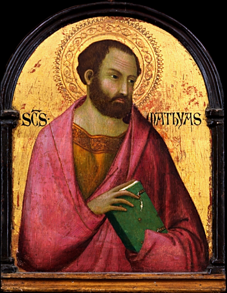 Saint Matthias, (1317-1319) Workshop of Simone Martini