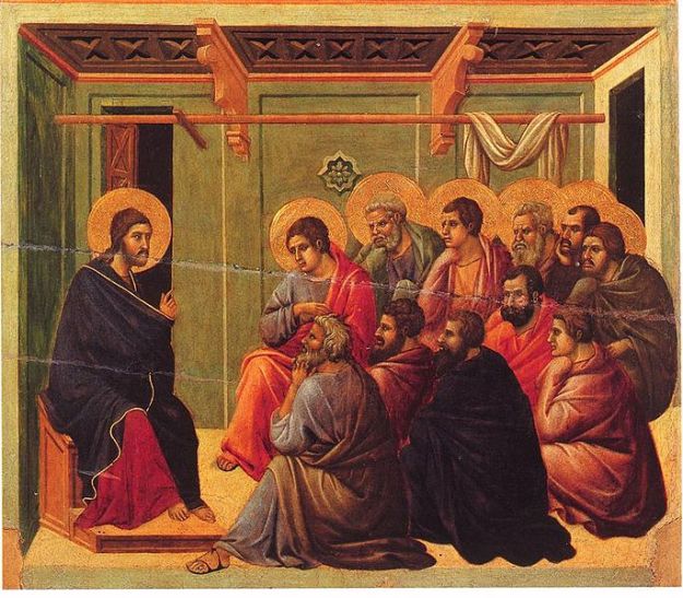 Duccio, Christ Taking Leave of the Apostles (1308-1311)