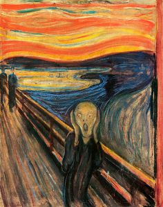 Edvard Munch, The Scream (Der Schrei der Natur) 1893