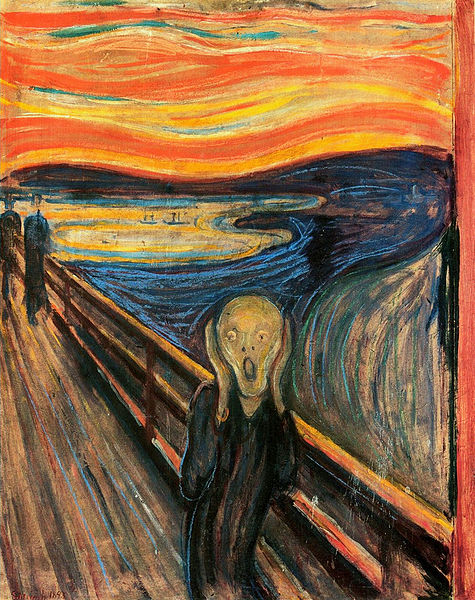 Edvard Munch, The Scream (Der Schrei der Natur) 1893