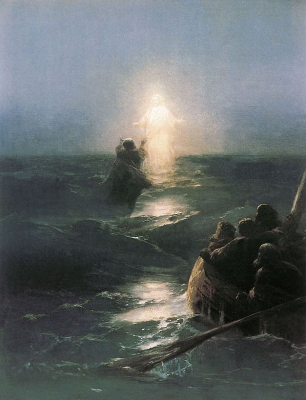 Ivan Aivazovsky, Walking on Water (1890s)