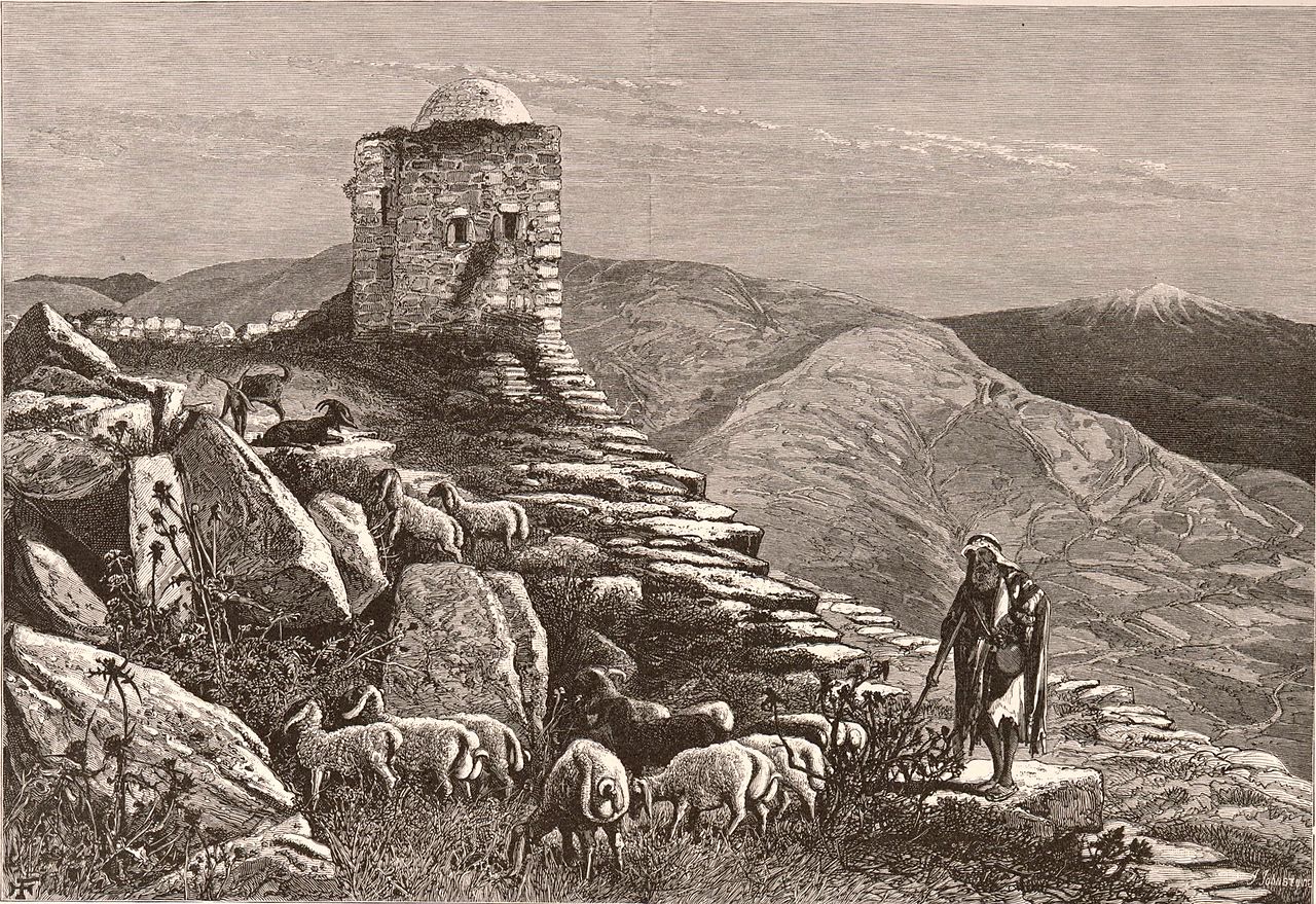 Herny Fenn, Ruins on the Summit of Mount Gerazim, On the Site of the Samaritan Temple (between 1881 and 1884)