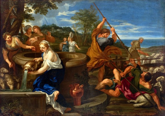 Ciro Ferri, Moses and the Daughters of Jethro (between 1660 and 1689)